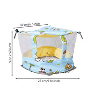 Hanging Bird Nest with Mesh Sides Lightweight Parrot Hanging Nest Space-Saving