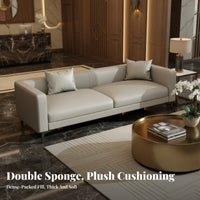 Comfortable padding 3-Person Couch Wear-withstandant Reception Seating Business Grade Commercial Furnishing Easy to Clean for Hotel Proprietors, Office Managers, Interior Designers, Waiting Room, Lobby, Lounge