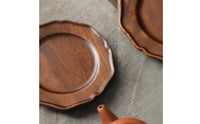 Decorative Tray with Borders Rustic for Tabletop Display, Tea Service