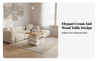 Multi-Functional 2-in-1 Design Convertible Coffee Dining Table Space Saving Lift Top Coffee Table Rotating Desktop Living Room Furniture No Assembly Required for Small Apartment Residents, Distant Workers, Homeowners, Home Office, Bedroom