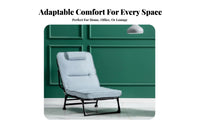 Adjustable Folding Lounger No Assembly Required Adjustable Padded Lounger