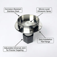 Spray Tip Industrial Humidification, Flexible Spray Angle Misting System, Agricu #variant:Stainless Steel Universal Joint