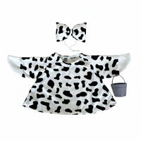 23 Inch Goose Clothes Cow Print Goose Costume for Porch, Yard, Garden, Farm