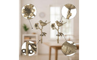 Metal Wall Hook with Bird Motif Rustic Bird Wall Hook Space-Saving for Hallway