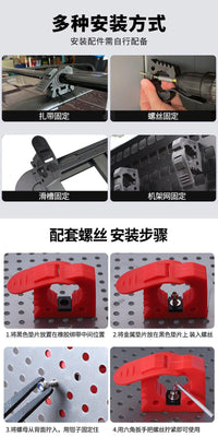 铁锹固定支架车载工兵铲支架车顶行李架固定卡扣越野行李架固定器