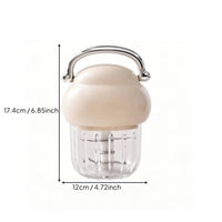 Portable Meat Multi-Functional Electric Mini Chopper Easy to Clean Cordless Garlic Mincer for Pet Owners, Parents