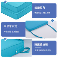 Outdoor Waterproof Seat Cushion for Garden Patio Chairs, High-Resilience Sponge, Soft Pad