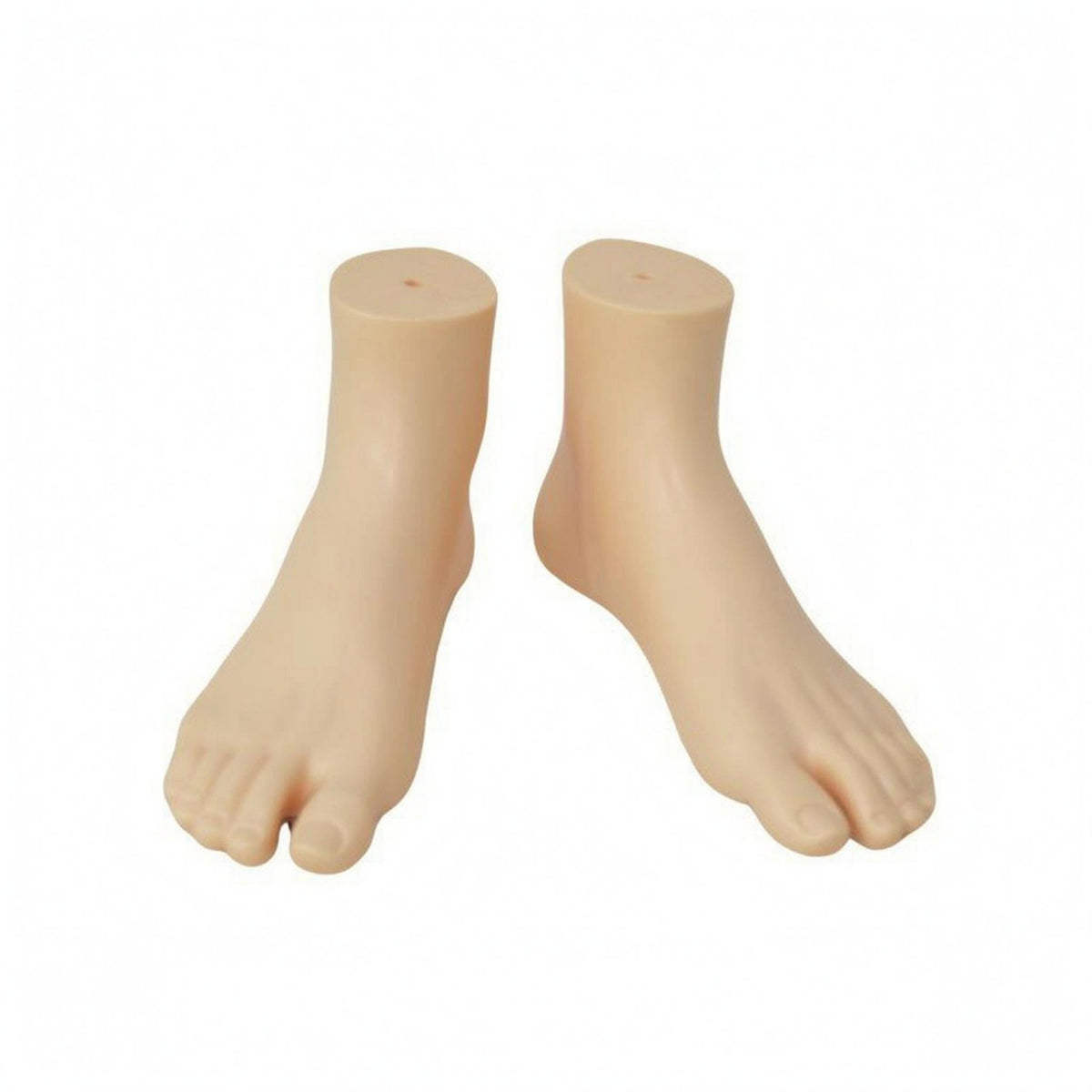 PVC Foot Display Model Reusable Toe-Separated Foot Model Long-Lasting Realistic