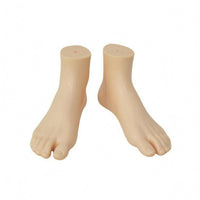 PVC Foot Display Model Reusable Toe-Separated Foot Model Long-Lasting Realistic