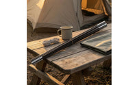 2 Pieces Silver Metal Ferrules 4 M Tent Pole Set Lightweight Fiberglass Tent Poles for Camping