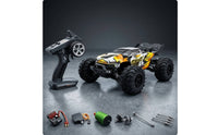 4WD Rough-Terrain RC Car Body Shell 1:16 Scale RC Crawler Knobby Tires Remoteoperated Rough Terrain Vehicle