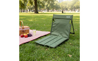 Padded Reclining Camping Chair Lightweight Camping Chair with Carry Bag Compact Cushioned for Campers, Beachgoers, Beach, Park, Festivals