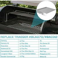 适用于Traeger替换件Pro系列烤架炉热挡板不锈钢油脂滴水盘隔热板