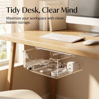 Drawer Organizer with Sliding Lid, Stackable Drawers for Vanity Table, Bathroom Organiser Storage, Makeup Box for Small