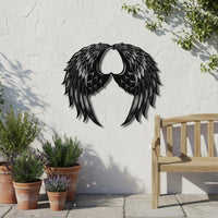 Angel Wings Wall Decor Modern Design Metal Angel Wings for Living Room, Bedroom