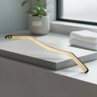 Brass Gua Sha Stick Easy to Hold Brass Scraping Rod Lymphatic Drainage for Spa