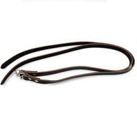 Adjustable English Stirrup Leathers, Double-Layer Genuine Leather, Anti-Slip, Brand Panlong Horse