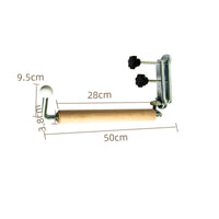 Dough Roller with Clamp Compact Dumpling Press Tool Adjustable for Bakers