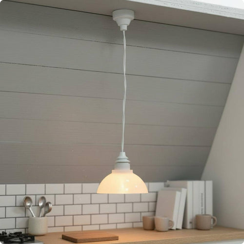 Dollhouse Hanging Lamp Light Realistic Feature 1:12 Scale Hanging Lamp Light