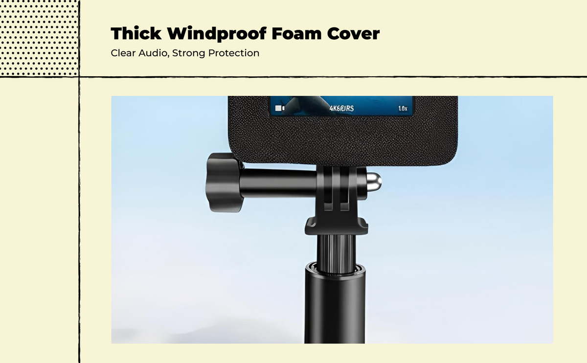 Osmo Action 5 Pro/4 windproof foam