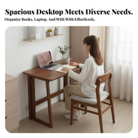 No-Assembly Folding Desk Portable Foldable Desk Minimalist Design for Dorm Room