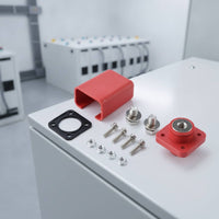 High-Current Terminal Post Double-Threaded Panel-Mount Terminal with Gasket Battery Power Junction Post Insulated Hardware