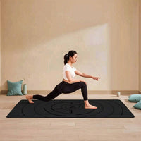 Anti-Slip TPE Training Mat Extra-Wide Exercise Mat Mat with Carry Bag Thick Long-Lasting for Yogis, Home Gym
