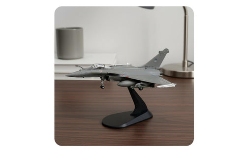 1/100 Scale Rafale C Model Pre-Assembled Rafale Fighter Jet Model Collectible Item 1:100 Fighter Jet Model Plane for Enthusiasts, Shelf Ornament