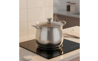 Stainless Steel Micro Steam Cooker Uncoated Micro Steam Cooker Easy to Clean Versatile Steamer Pot for Home Use