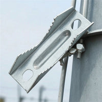 Antenna Clamp with U-Bolt Zinc-Plated Antenna Clamp Metal for Workshop, DIYers