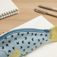 Grouper Marine Creature Stationery Bag Large Capacity Canvas Pen Bag