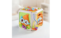 Interactive Learning Cube with Sea Creature Theme Tactile Motor Skills Toy with Beads Early Education Activity Polyhedron Hands-on for Babies, Playroom