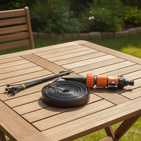 Garden Lawn Micro-Spray Hose Kit with 12m Sprinkler Set and Trampoline Sprinkler