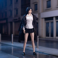 1/6 Scale Female Agent Coat High Intricate 1/6 Scale Outerwear Coat Female Figure Outfit Long-Lasting Cloth Material