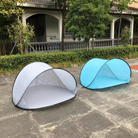 海边沙滩帐篷全自动简易速开防晒遮阳公园儿童防紫外线户外便携式