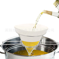 WHYT Commercial Fryer Oil Filter, Maple Syrup Filter, Beeswax Filter, Stainless Steel