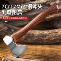 家用办公耐腐耐磨送礼神斧摆件 迷你无焊接花梨木收藏品神斧摆件