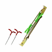 Ice Fishing Rod Holder, Foldable, Portable, Adjustable Stand