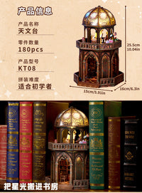 Observatory DIY Dollhouse Kit Wooden Puzzle Model