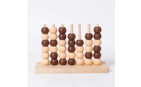 Four in a Row Game Tabletop 4 in a Row Game Compact Classic for Families, Home, Desktop