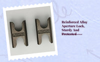 Aluminum Alloy Security Lock, Heavy-Duty Frame Latch