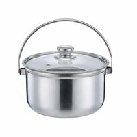 Deep Frying Pot with Strainer Multi-Functional Stainless Steel Deep Fryer Pot Thickened Material for Kitchen