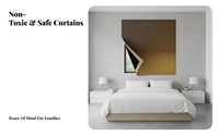 press-on-adhering light-blocking Curtain Light Blocking Sun Shade Protection for Apartment