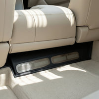 Perforated Under-Seat Air Outlet Cover Metal-Like Seat Air Outlet Cover Anti-Dust Easy Install for Car Owners
