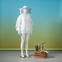 Ventilated Beekeeping Suit Lightweight Beekeeper Suit Elastic Cuffs for Apiary