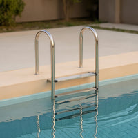 5-Step Pool Ladder Stainless Steel Pool Ladder with Non-Slip Steps Rust-Resistant for in-Ground Pools