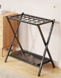 Commercial Umbrella Stand with Drip Tray for Hotel Lobby