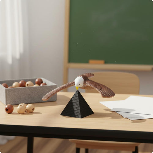 Self Balancing Bird Toy Creative Design Balancing Eagle Figurine Educational