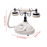 Audio Guestbook Phone Easy to Use Antique Desk Phone Decorative for Hotel
