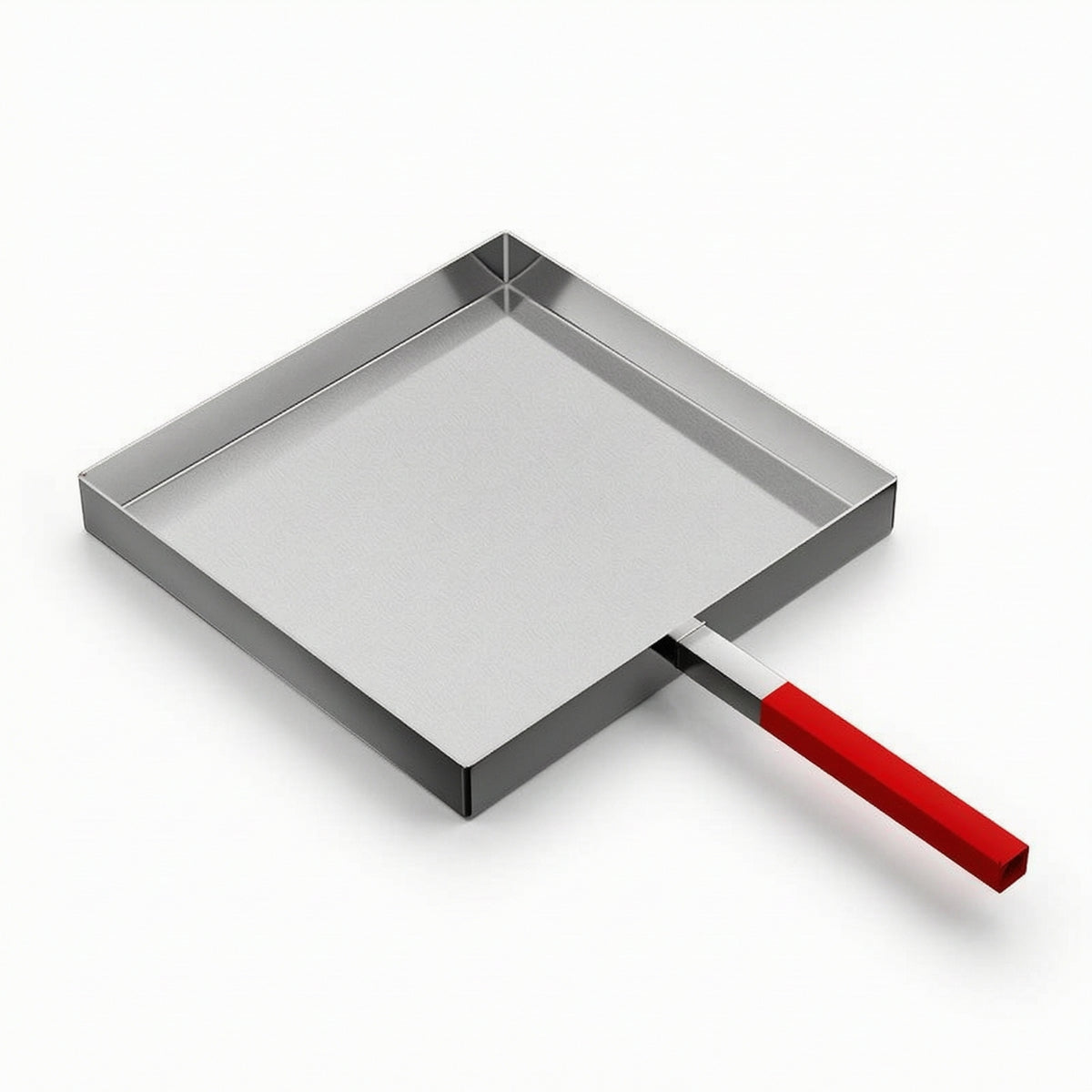 Square Griddle Pan Uncoated Square Griddle Induction-Compatible Flat Skillet for Home Cooks, Stovetop Grilling, Commercial Kitchens, Outdoor Cooking